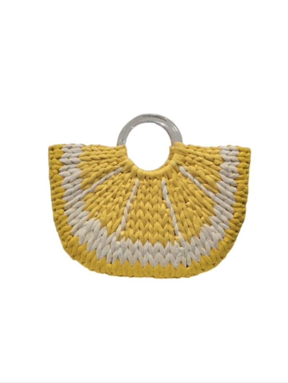 Kate Spade New York Novelty Perfect Picnic Lemon Woven Tote EUC - Picture 2 of 14